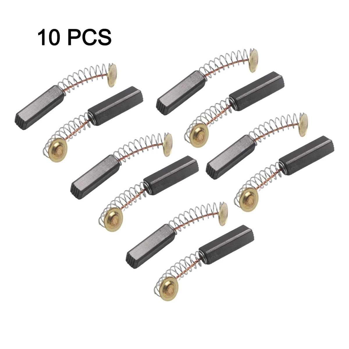Carbon Brushes for Power Tool (20x6x6mm, Spring Length 30mm)