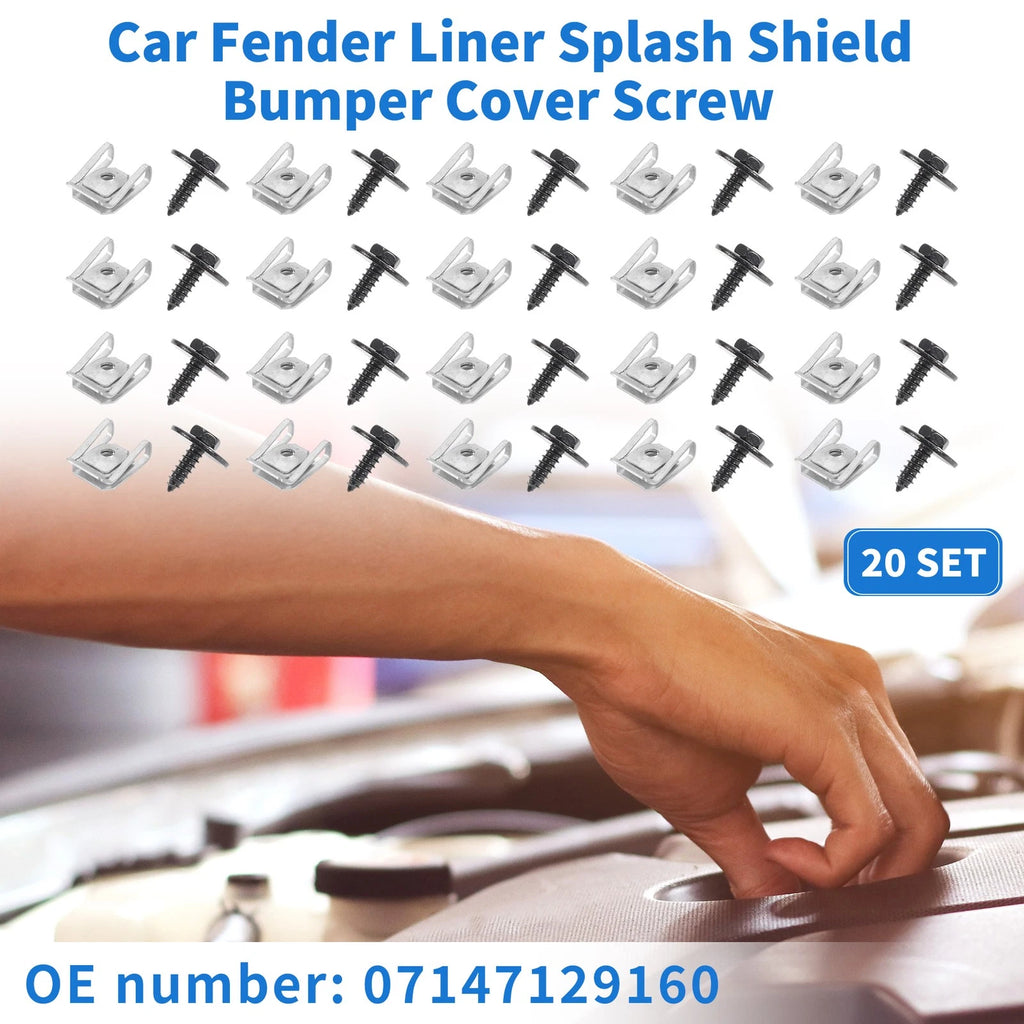 Car Fender Liner Splash Shield Screw Set for BMW 1 Series M (2011–2011)