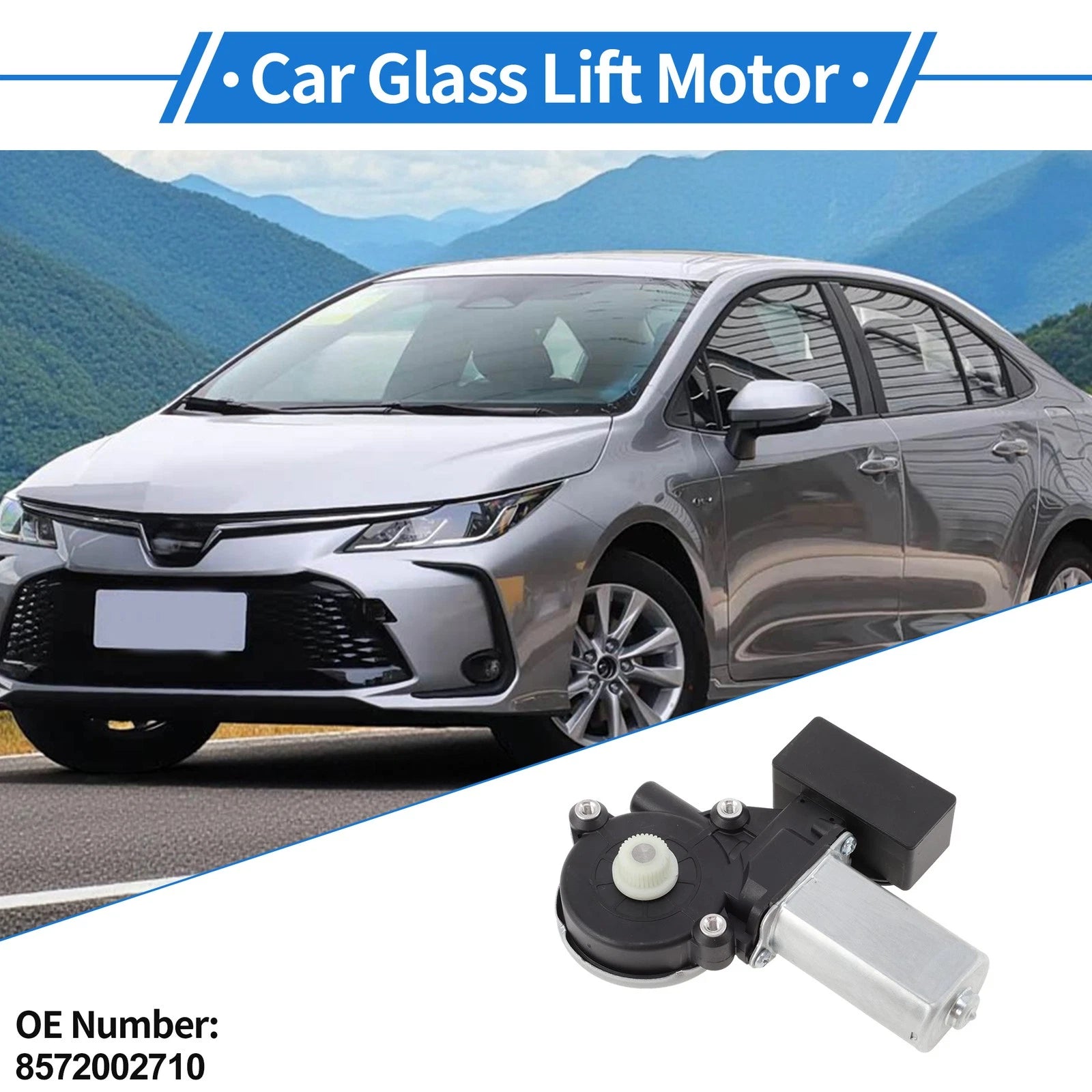 Left Rear Power Window Regulator Lift Motor for Toyota Corolla (2019–2025)