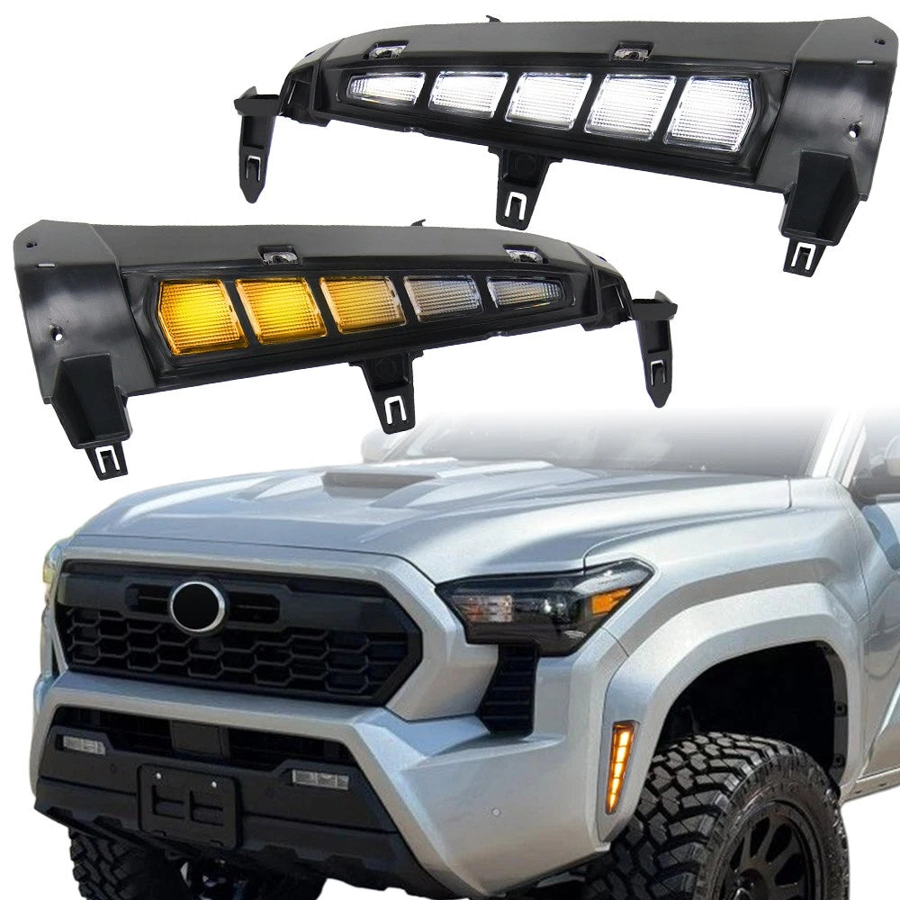 LED DRL Daytime Running Light Wheel Arch Air Duct for Toyota Tacoma (2024–2024)