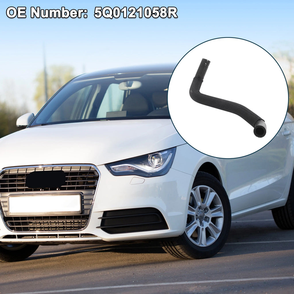 Radiator Hose Coolant Tube Replacement for Audi A1 (2014–2018) Rubber Black