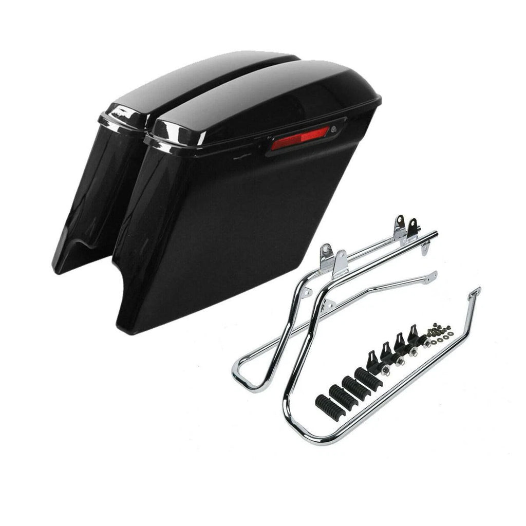 Stretched Saddlebags Conversion Bracket for Harley Softail Deluxe (1986–2017)