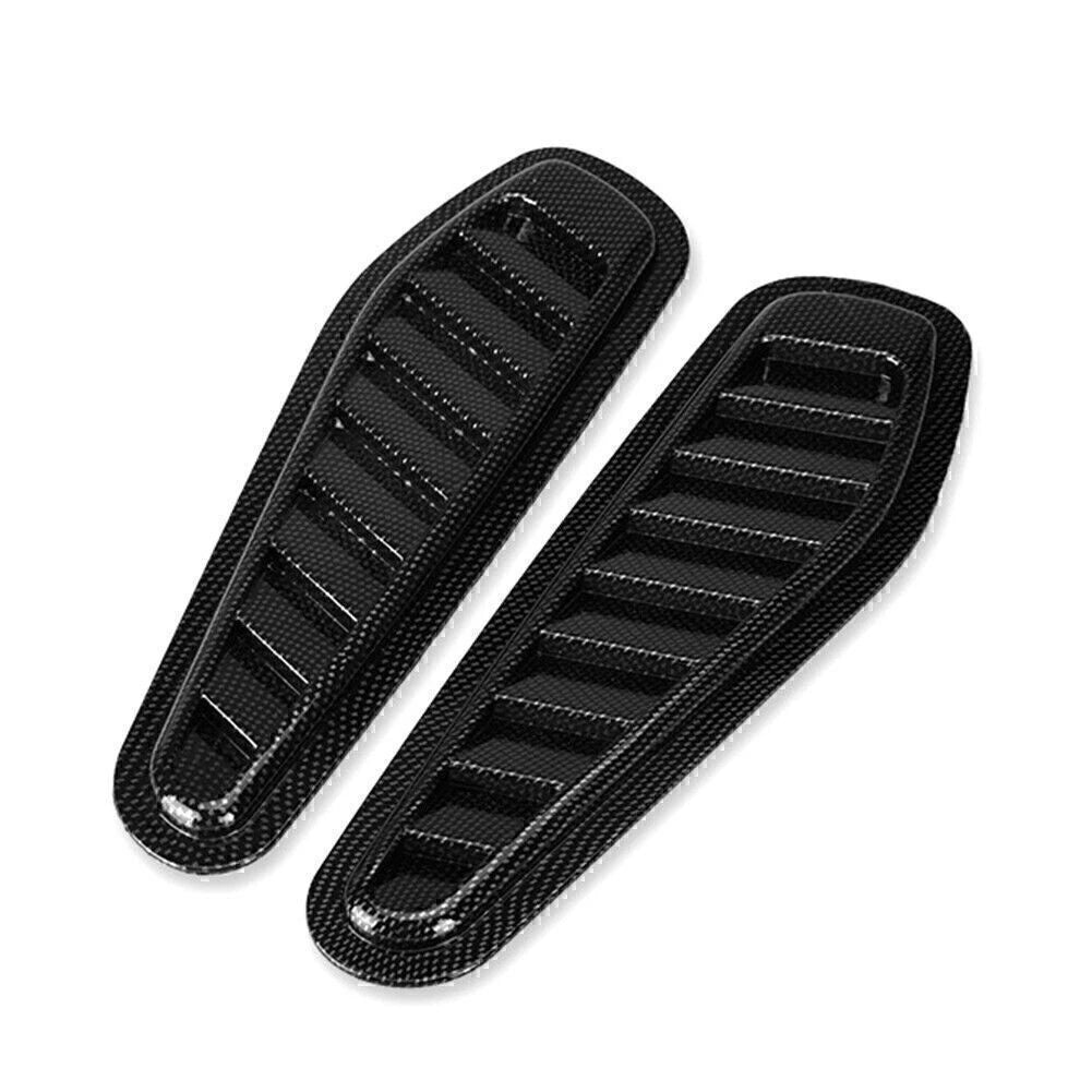 2X Car Decorative Intake Air Flow Hood Scoop Vent Cover for