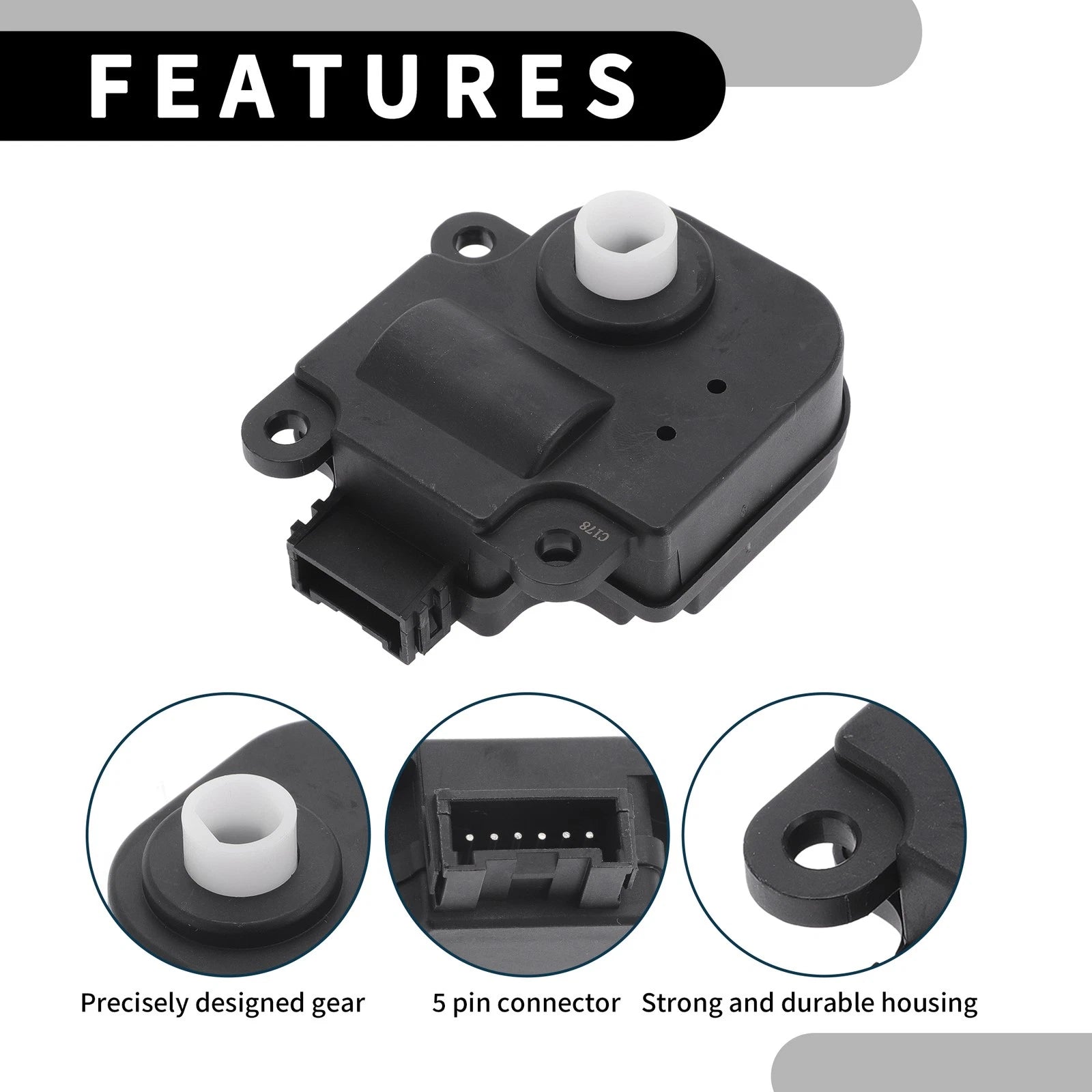 HVAC Heater Blend Door Actuator Replacement for Chevrolet Malibu (2008–2012)