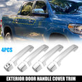 4pc Side Door Handle Cover Trim Replacement for Toyota Tundra (2007–2020)