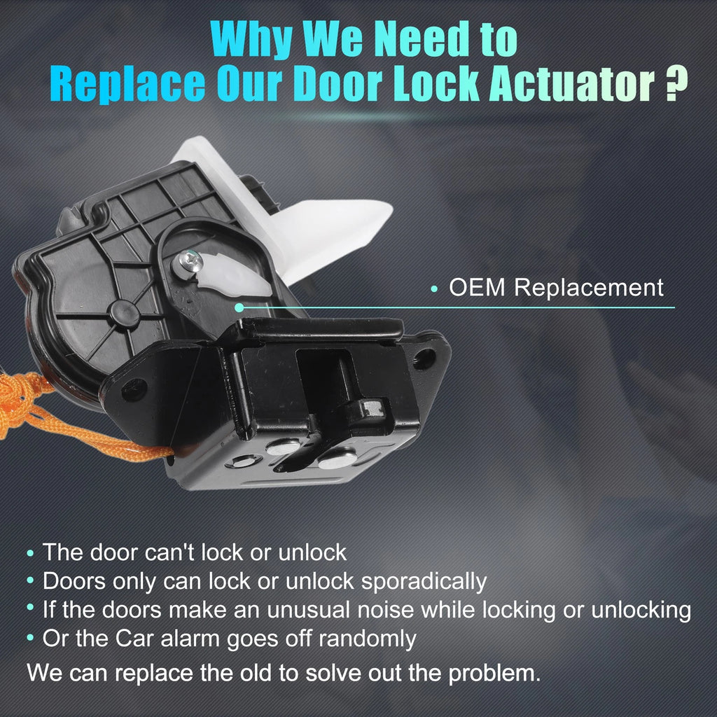 Rear Liftgate Door Lock Actuator Replacement for Toyota Land Cruiser 2008-2011