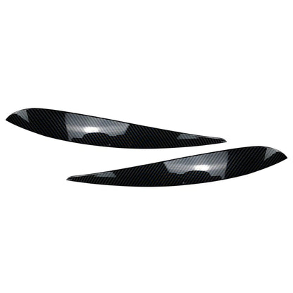 Headlight Eyebrow Eyelid Molding Trim for VW Polo 9N (2005–2009) Carbon