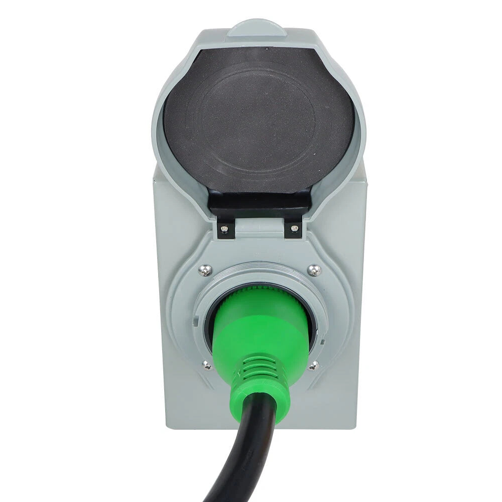 30Amp Generator Inlet Box & Extension Cable Combo NEMA L14-30 25ft
