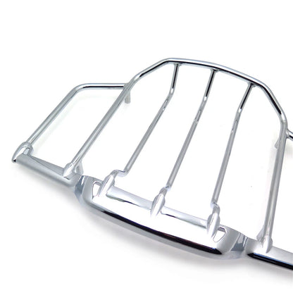 Chrome Luggage Rack for Harley Air Wing Tour Pak Trunk (1993–2013)