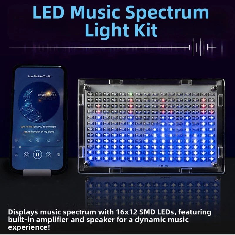 DIY LED Sound Control Music Spectrum Display Kit for Microcontroller 51