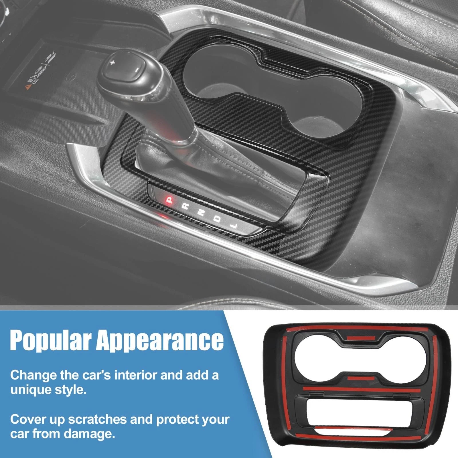 Central Gear Shift Panel Cover Replacement for Chevrolet Colorado (2015–2022)