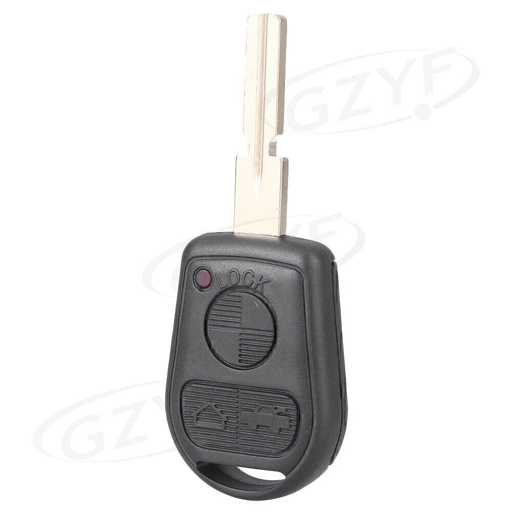 Key Shell Case for BMW E31 E32 E34 E36 E38 E39 E46 Z3 (3 Buttons)