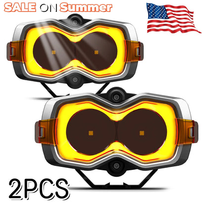 2X 4.5'' LED Work Lights for Jeep SUV Truck Pickup (Off Road)