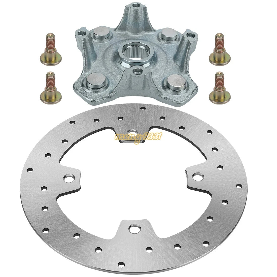 Front/Rear Wheel Hub & Disc Rotor for Arctic Cat Alterra 350 366 400 425 450 500