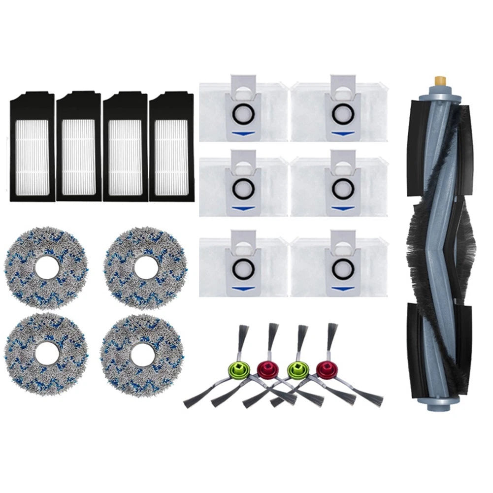 19 Pack Replacement Accessories for Ecovacs DEEBOT X1 OMNI TURBO