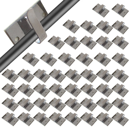 Set of 50 Metal Wire Clips for Outdoor String Lights