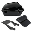 Chopped Trunk Backrest Pad Mount Rack for Harley Touring Road King (1997–2008)