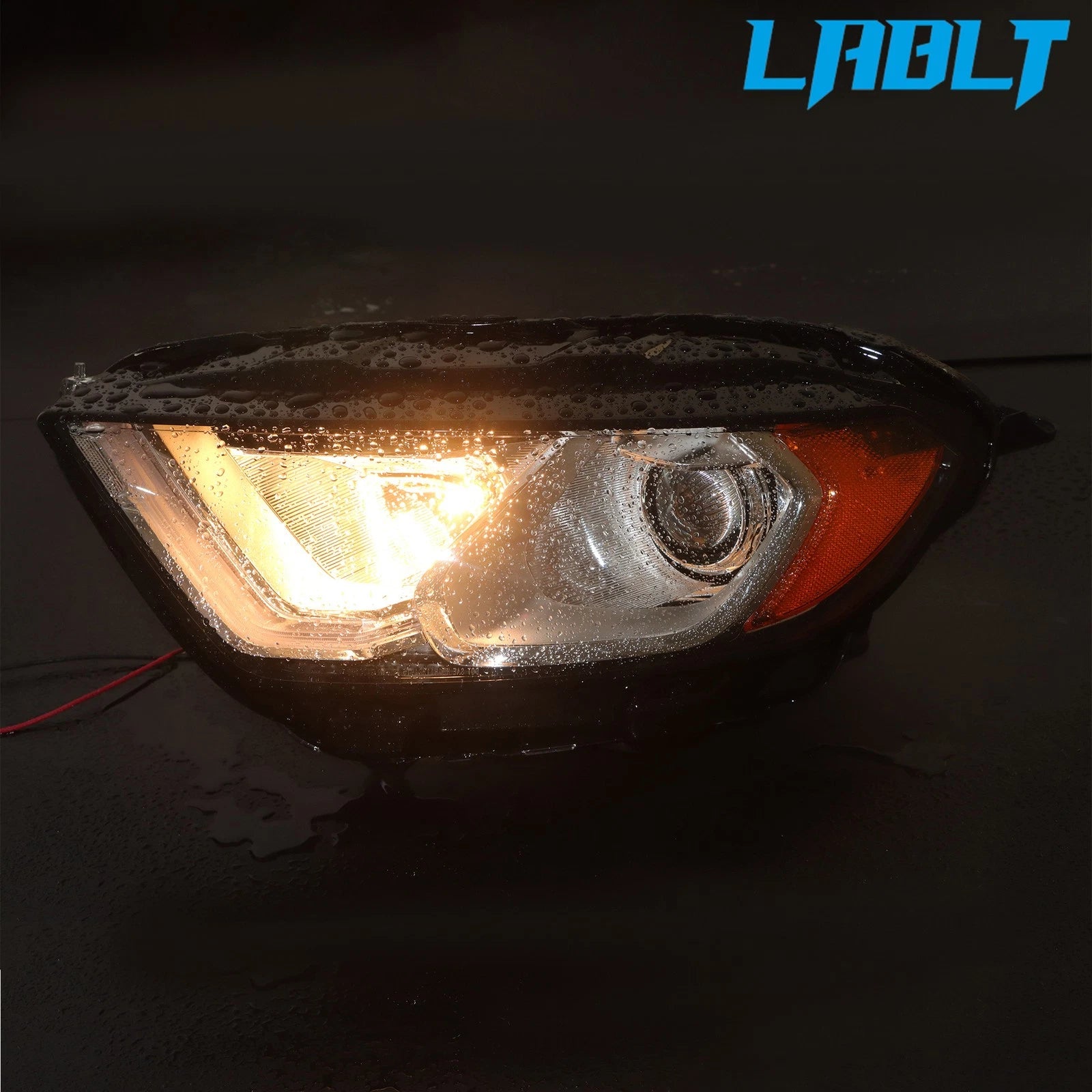 Headlight Assembly Left Halogen LED DRL Chrome for Ford EcoSport (2018–2023)