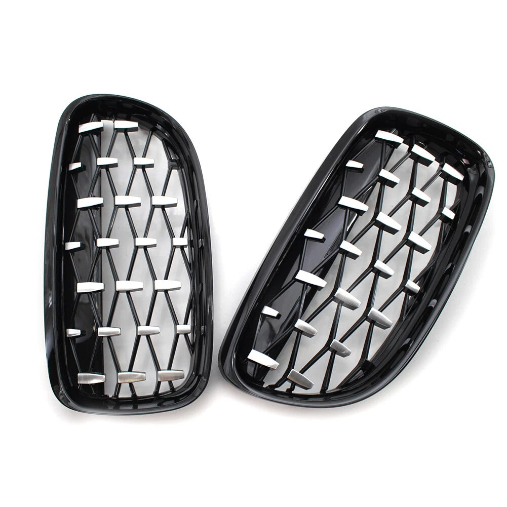 Front Kidney Grill Diamond Grille for BMW 3 Series E90/E91 (2008–2011)