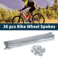 Bicycle Spokes Nipple Set 45 Steel Galvanized for Universal 13G (45mm)