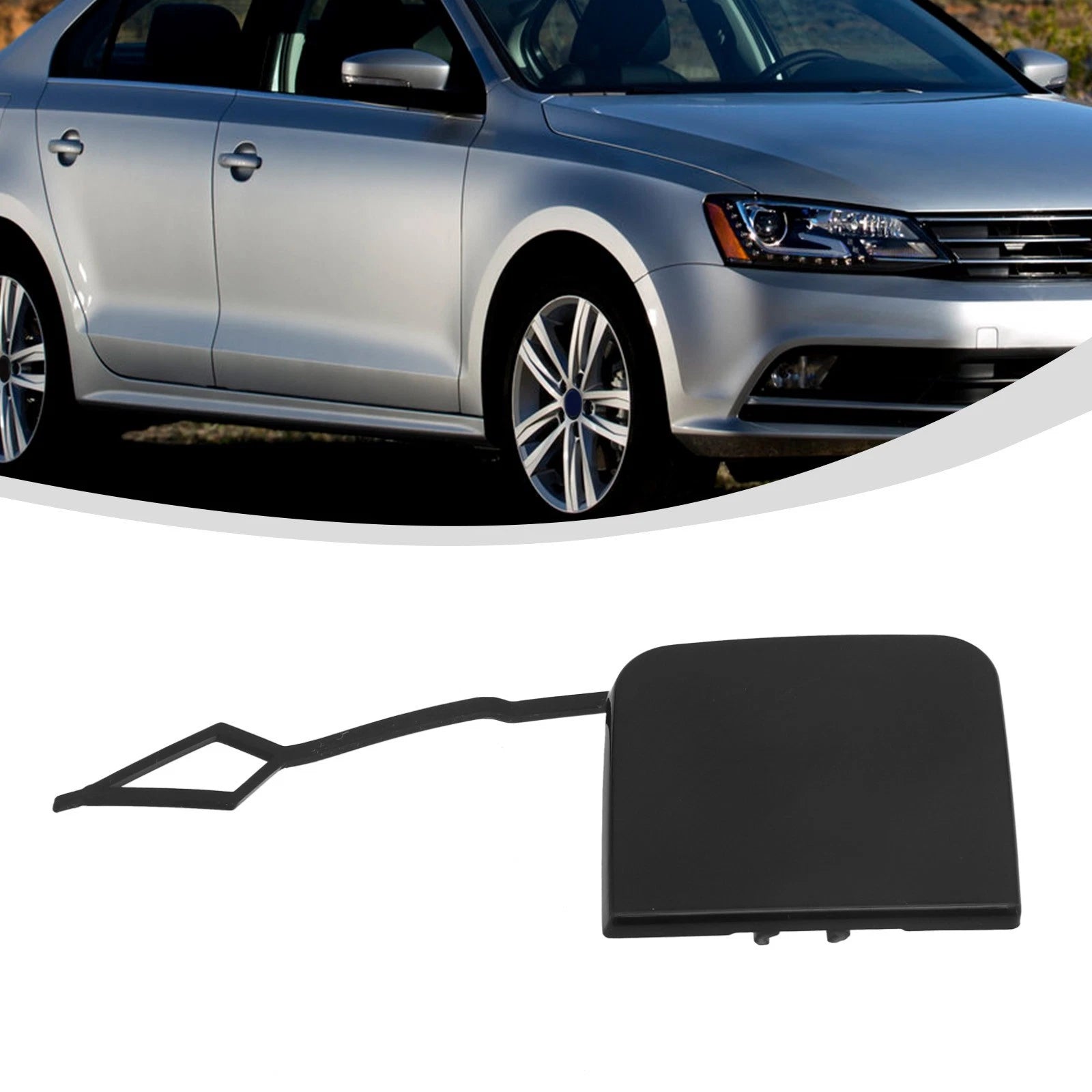 Tow Hook Eye Cover Cap for Jetta (2015–2017) 16D807241