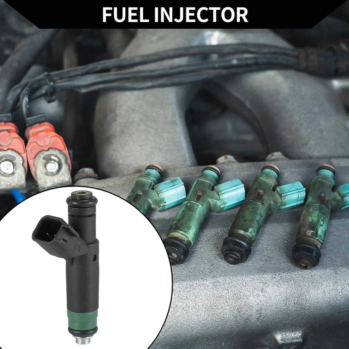 Fuel Injector Replacement for Dodge Ram 1500 4.7L (2004–2007) 1 Piece
