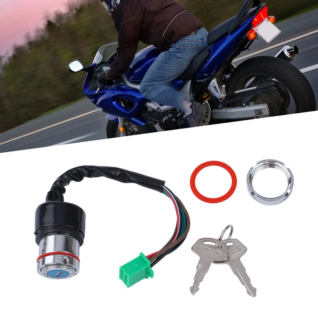 Ignition Switch for Motorcycle (6 Wire)