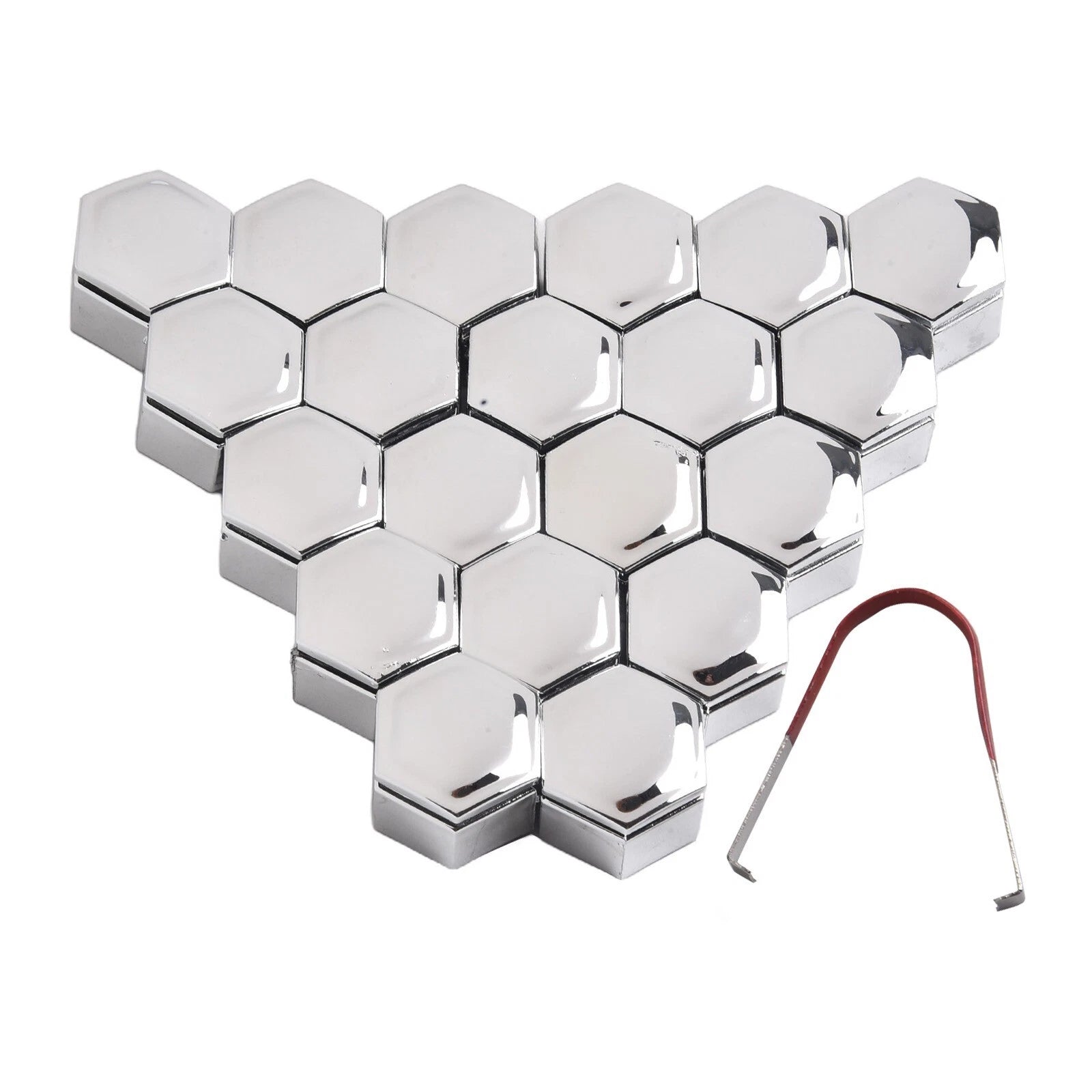 22MM Chrome Wheel Nut Bolt Cap Cover for