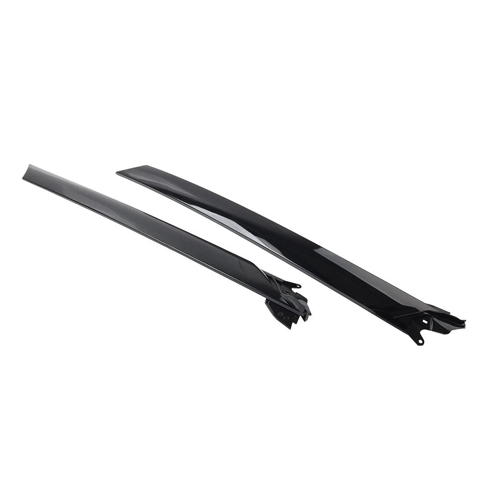 2X Black Front A-Pillar Windshield Molding Panel for Range Rover Velar (2018–2023)