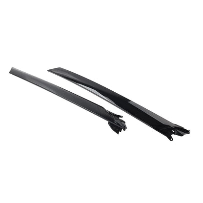 2X Black Front A-Pillar Windshield Molding Panel for Range Rover Velar (2018–2023)