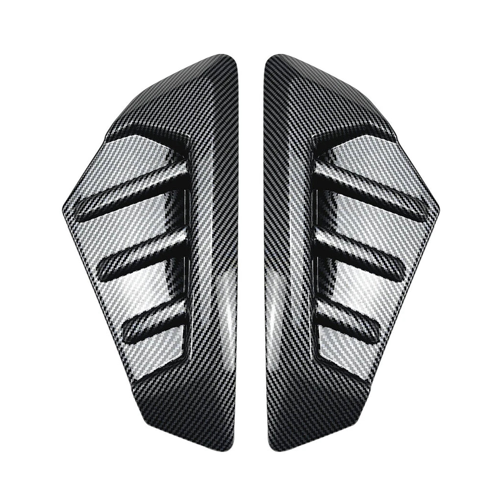2X Carbon Look Front Side Fender Vent Scoop Covers for BMW X5 G05 (2023–2023)