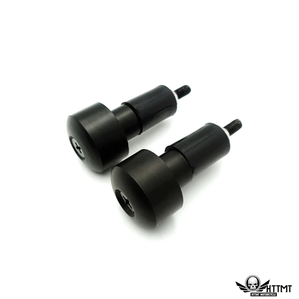 2X Handle Bar End Caps for Motorcycle (22 mm)