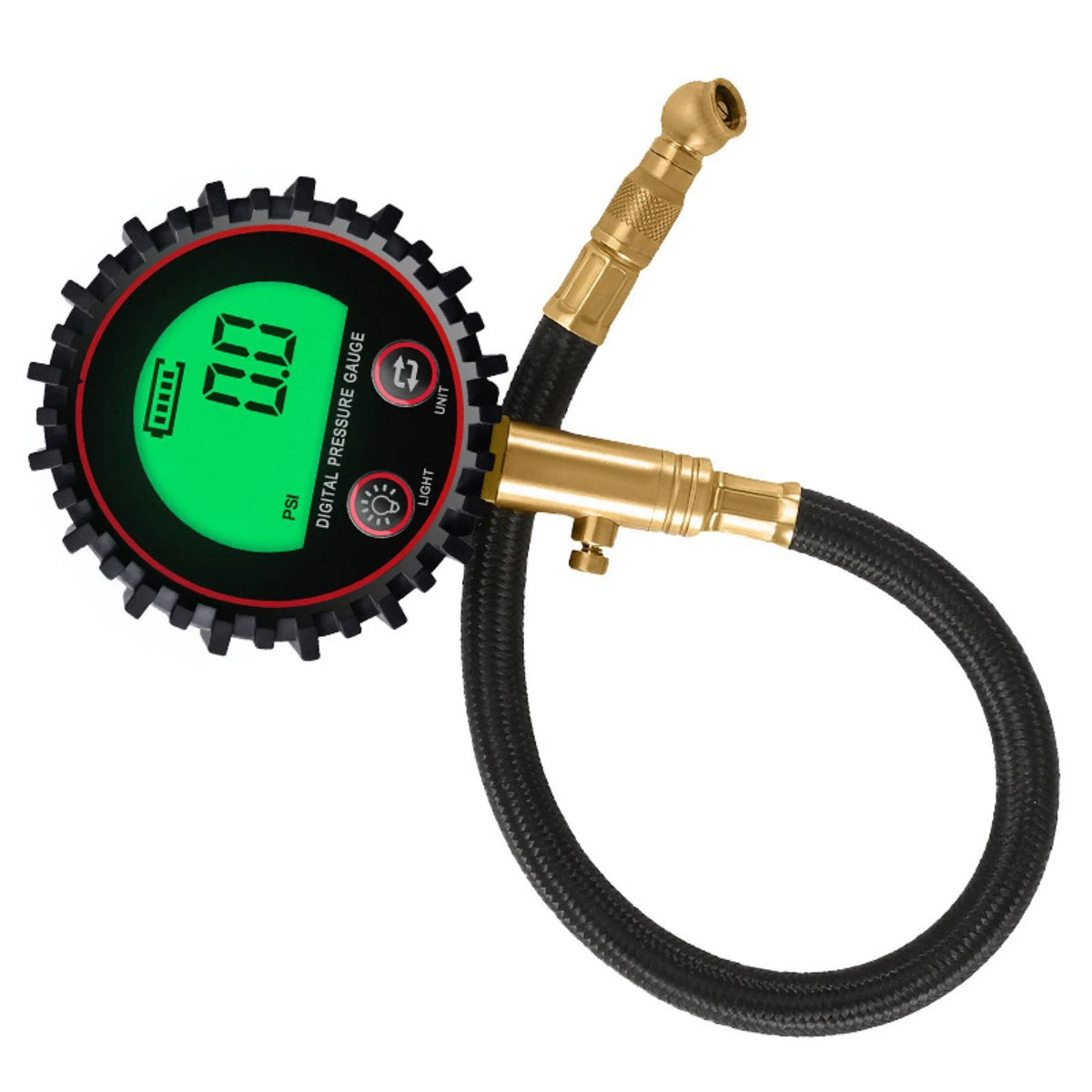 Digital Tire Pressure Gauge for SUVs (3-255 PSI)