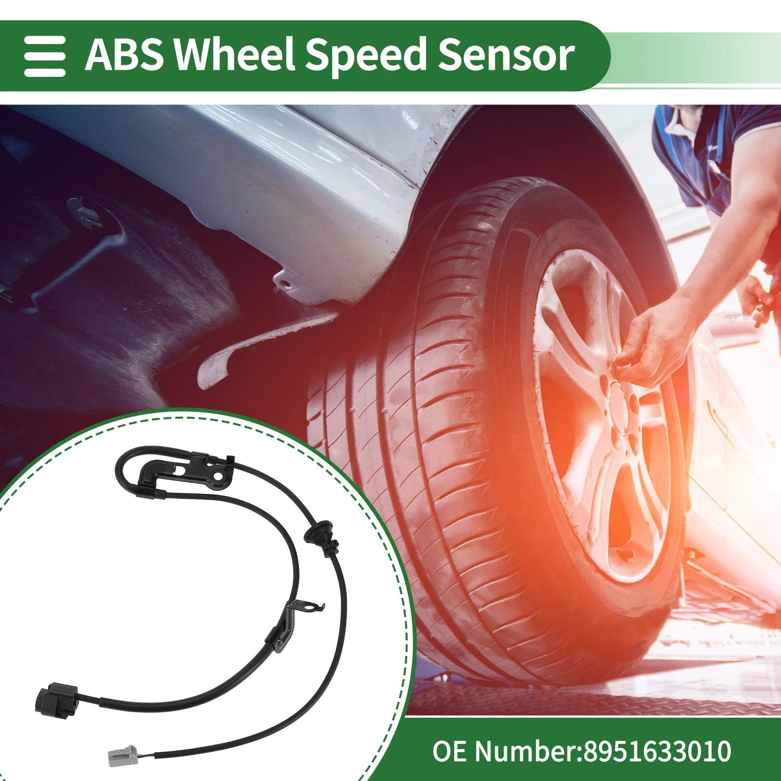 ABS Wheel Speed Sensor Rear Right for Toyota Camry (2002–2011)