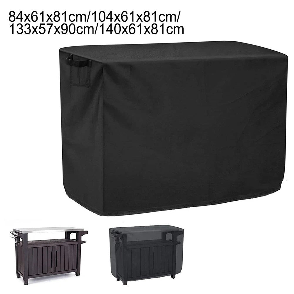Secure Fit Cover for Movable Dining Cart (Adjustable Drawstring)