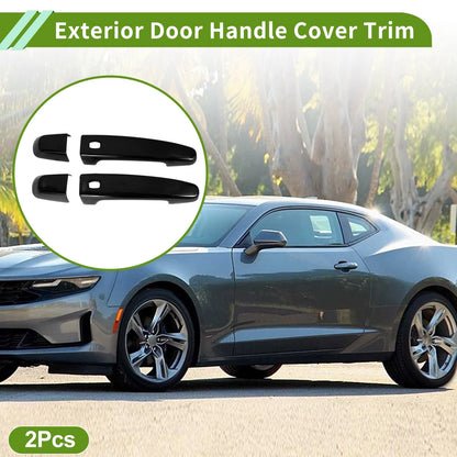 Exterior Door Handle Cover Trim for Chevrolet Camaro 2016–2023 Gloss Black