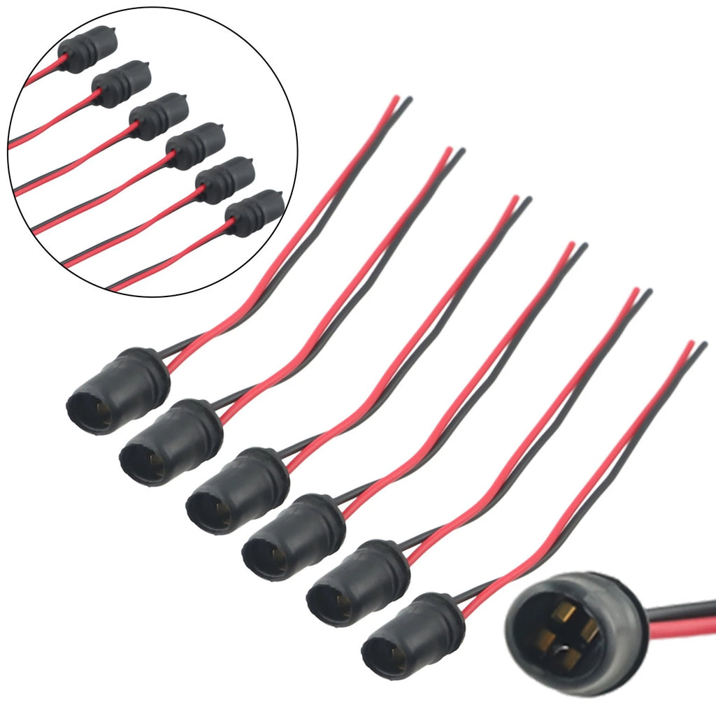 10X LED Light Bulb Socket Connector Holder for Auto Car (Universal)