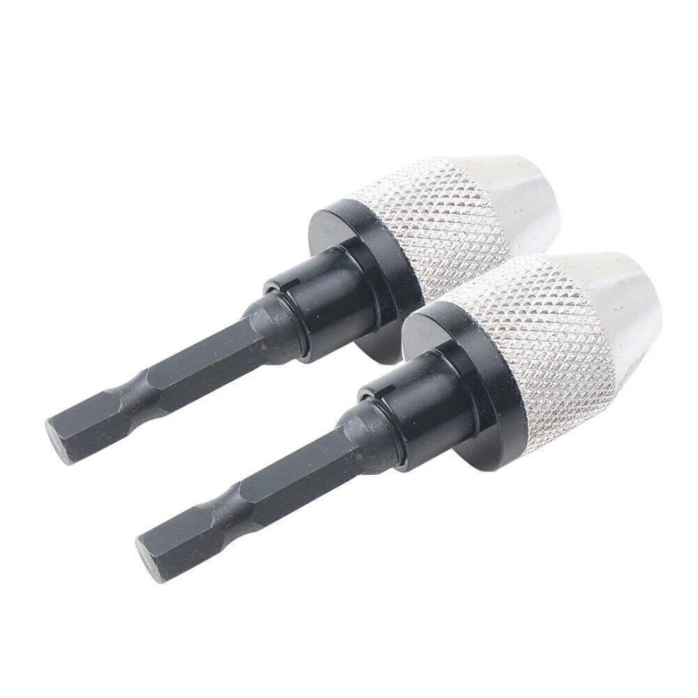 1/4" Keyless Drill Bit Chuck Quick Change Adapter for UK Models