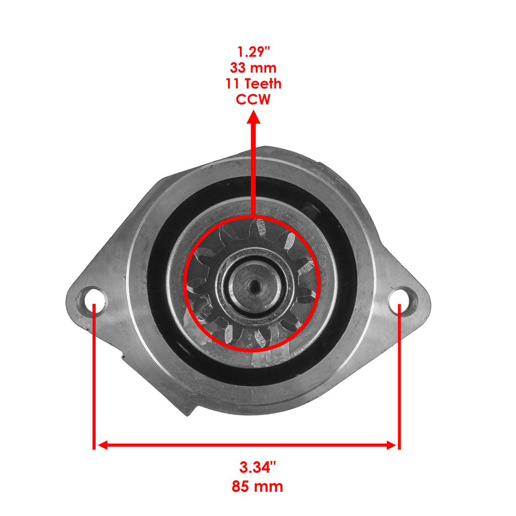 Starter Motor Replacement for Yamaha Outboard 25 30 40 HP (1984–1997)