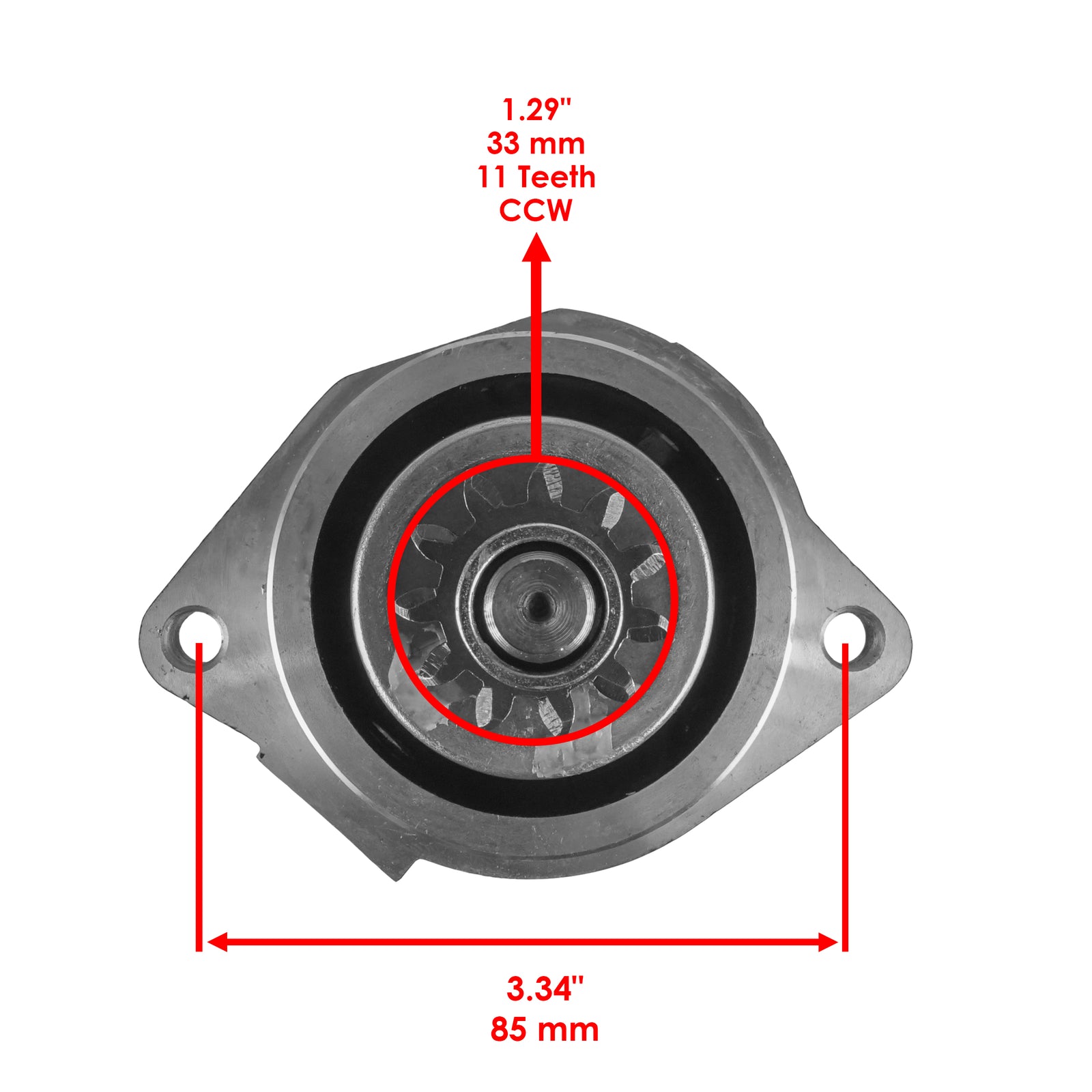 Starter Motor Replacement for Yamaha Outboard 25 30 40 HP (1984–1997)