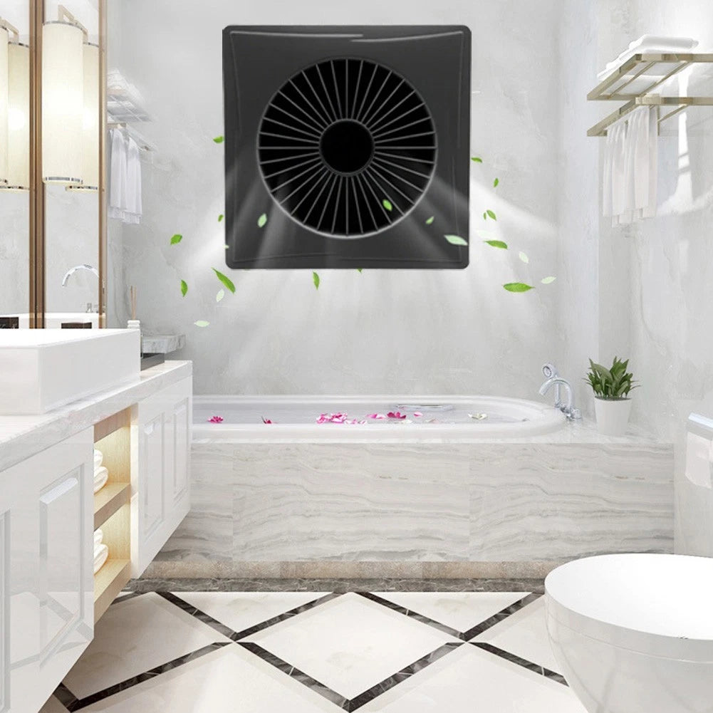 12V Solar Powered Exhaust Fan for Industrial Fans (Fireproof ABS)