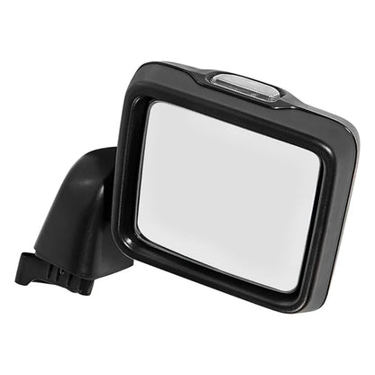 Left Side Rear View Mirror w/ Light For 18-23 Jeep Wrangler Gladiator 68281899AE