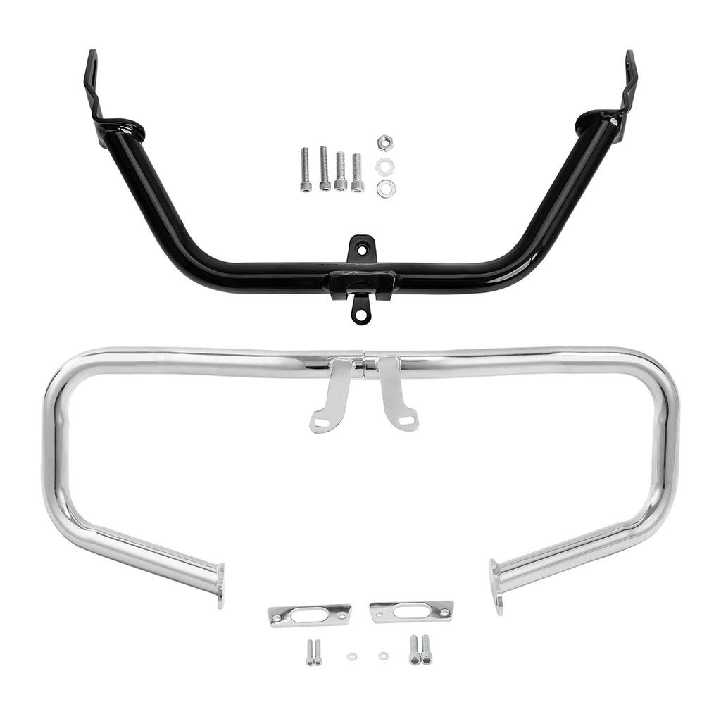 Chrome Chopped Engine Guard Fairing Support for Harley Road Glide (2015–2024)