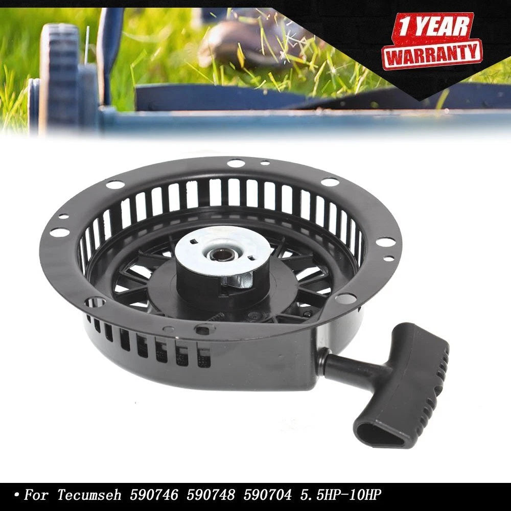 Recoil Starter Assembly for Tecumseh 5.5HP-10HP Mower (590704, 590746, 590748)