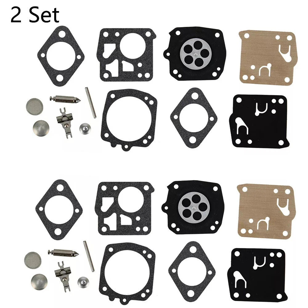 Set of 2 Carburetor Repair Kits for Tillotson RK21-HS Stihl 040 041 040AV 041AV