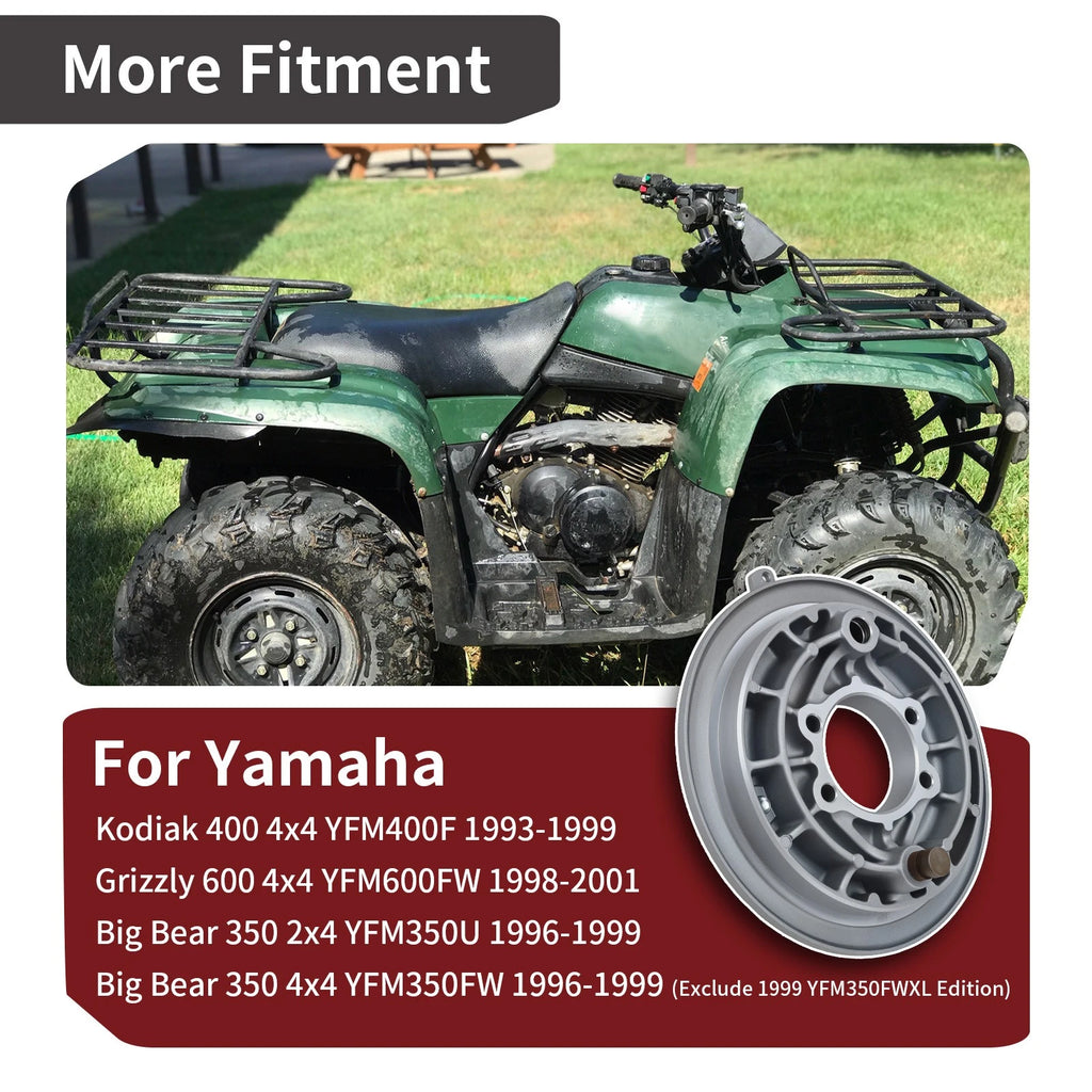 Rear Brake Drum Plate for Yamaha Grizzly 600, Big Bear 350 (1996–2001) 4SH-25321-00-00