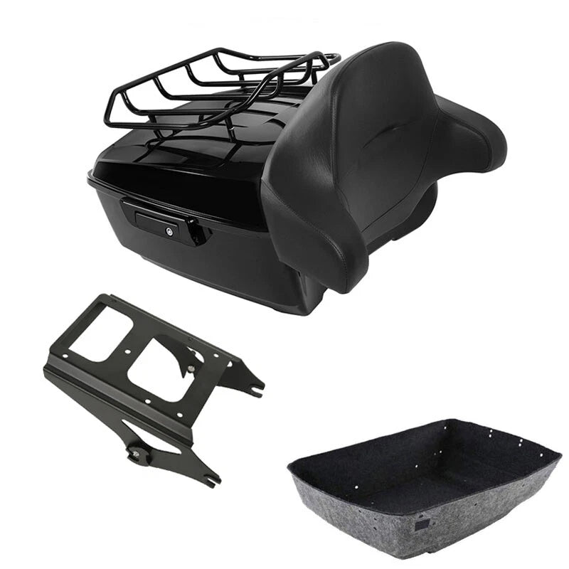 Trunk Backrest Luggage Rack for Harley Touring (2009–2013)