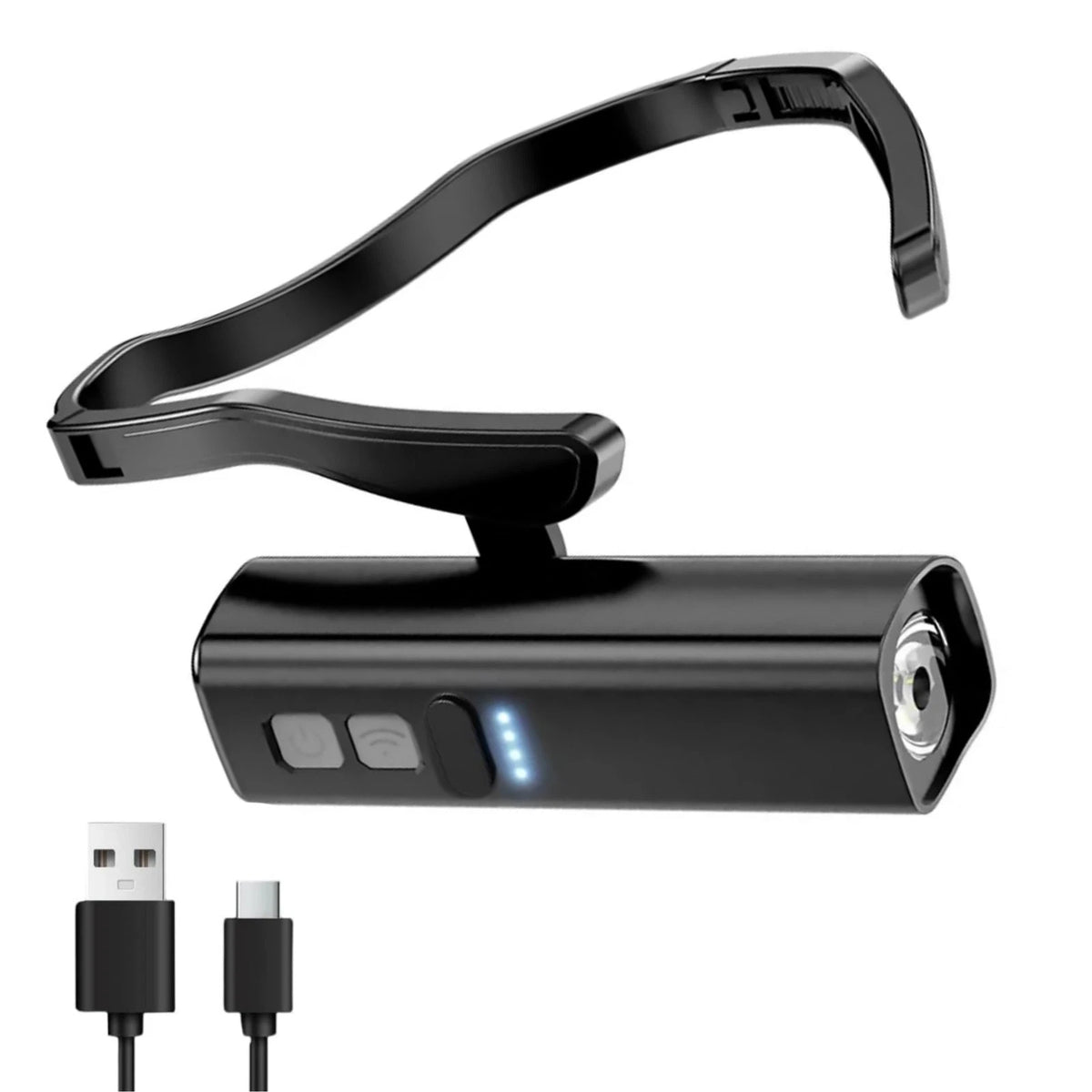 LED Motion Sensor Ear-Mounted Light 1000mAh for Running Camping Fishing