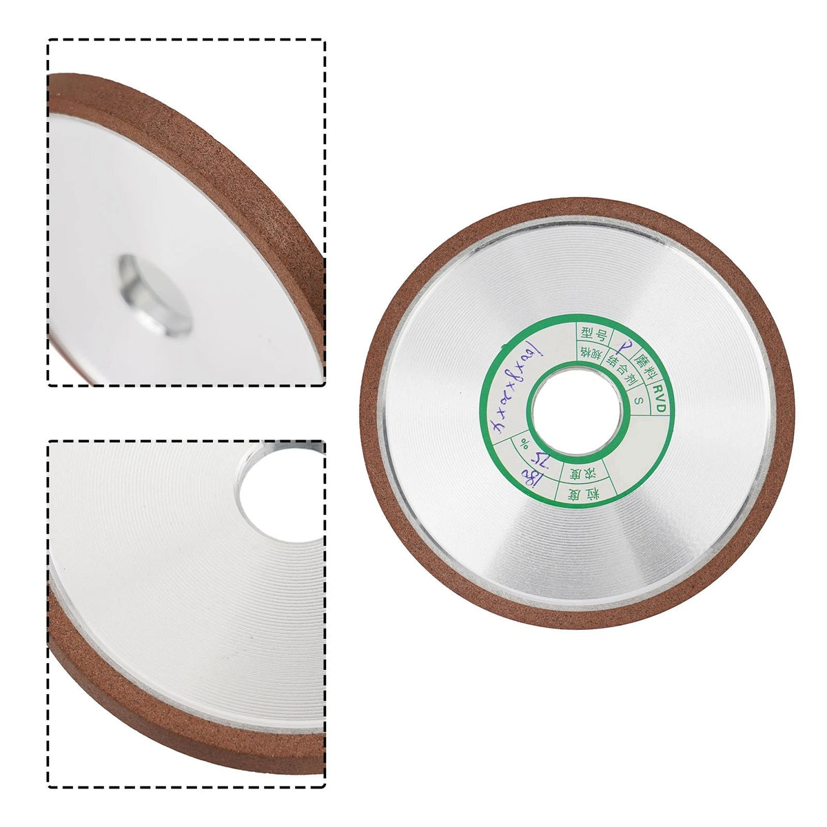 Polishing Grinding Wheel Kit for CNC Machines (100mm x 10mm)