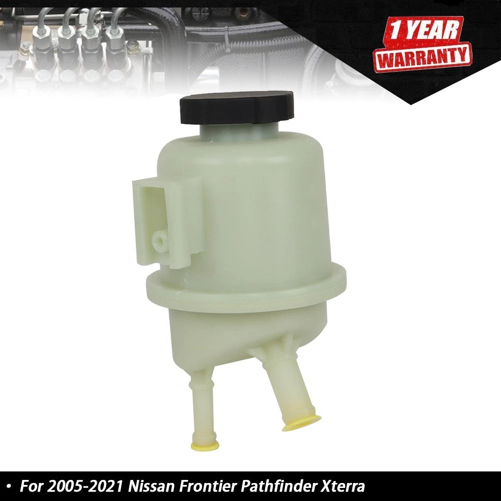 Power Steering Reservoir w/Cap for Nissan Frontier Pathfinder Xterra (2005–2021)
